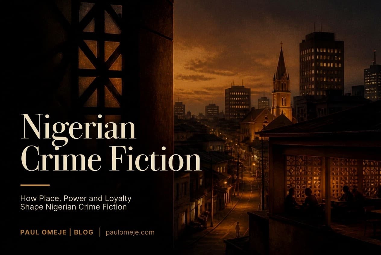 How Place, Power and Loyalty Shape Nigerian Crime Fiction